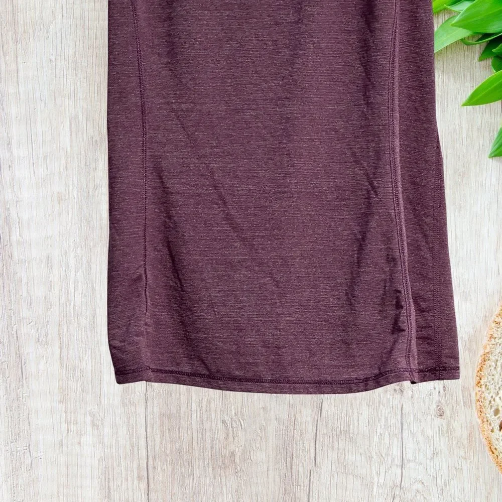 Lululemon Womens Run: Silver Bullet Sleeveless Tech‎ Tank EST Sz4 Purple W1852S